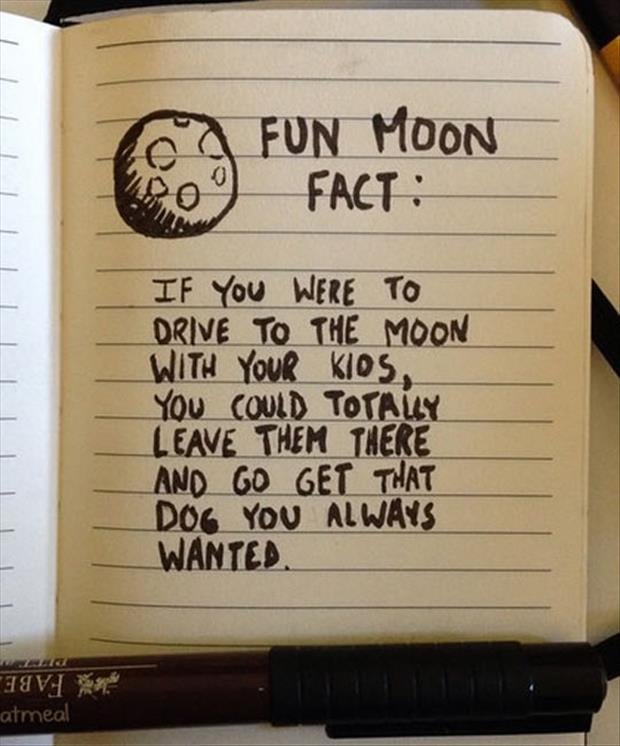 fun moon fact