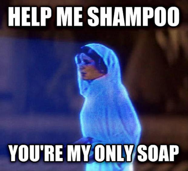 help me shampoo you're my only hope