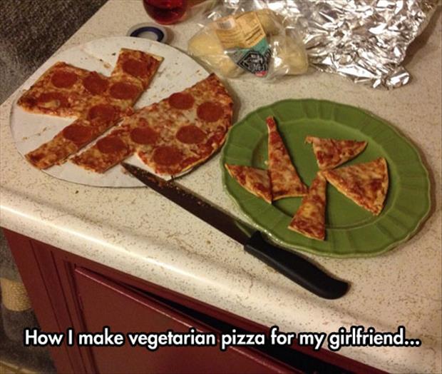 how to make a vegetarian pizza