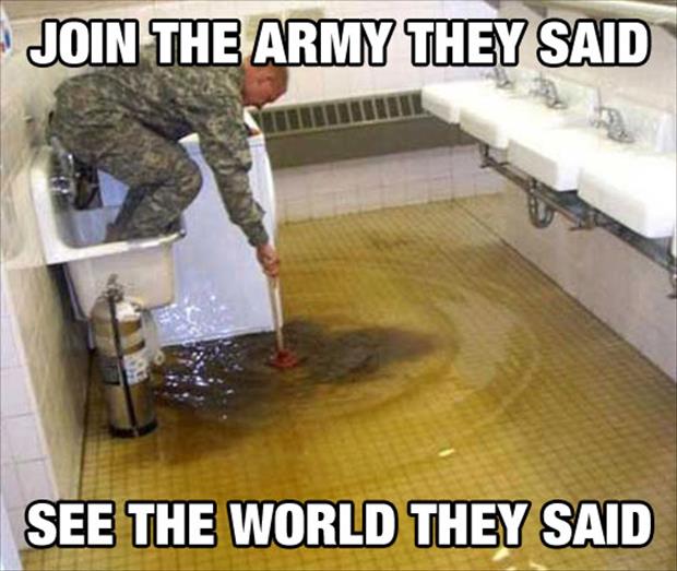 join the army they said