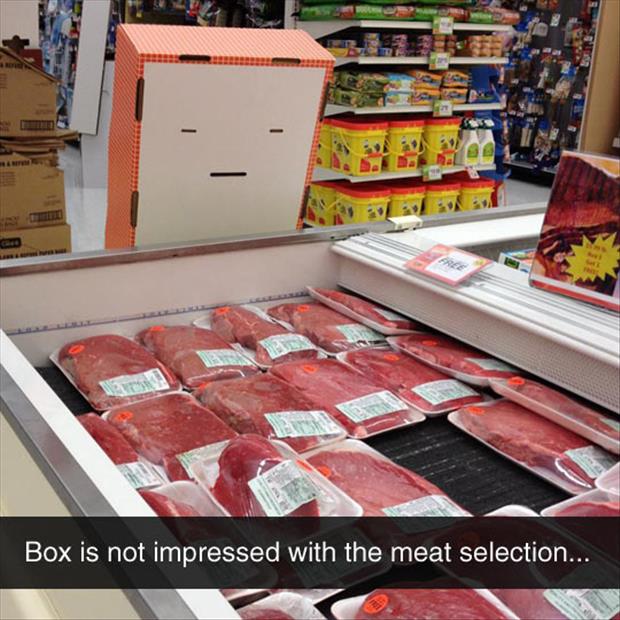 the box is not impressed