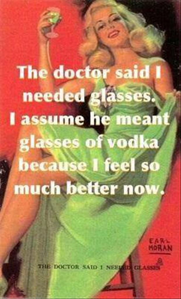 the doctor said I need a glasses