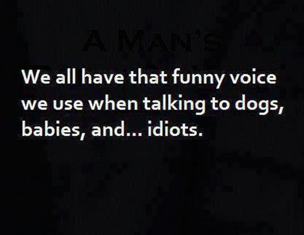 we all have that funny voice
