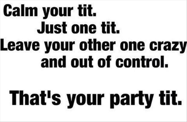 your party tits