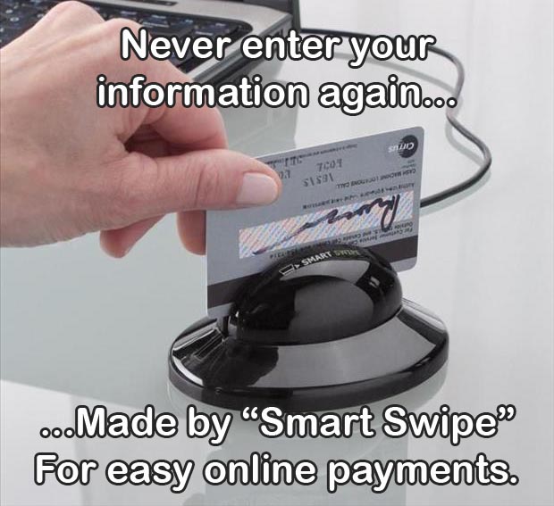 A personal must for all the online shopping i do for the holidays. This one is by Smart Swipe Easy online payments. No more entering your details.