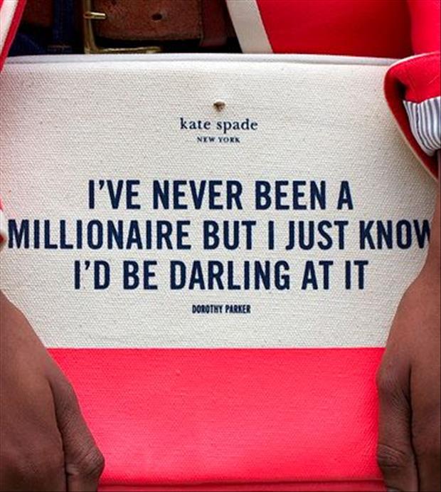 I've never been a millionaire