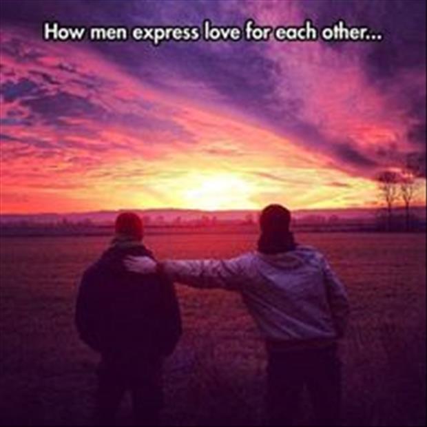 a men express love for each other
