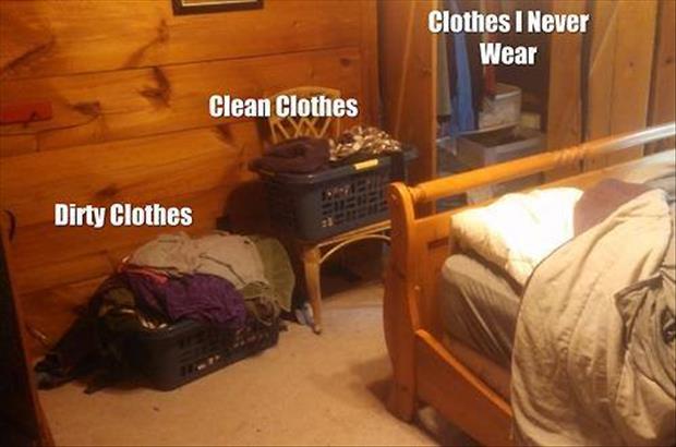 clean clothes