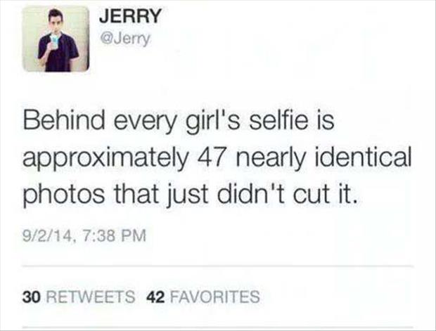 every woman's selfie