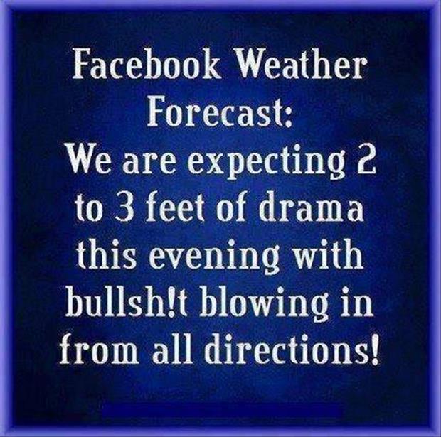 facebook weather forcast