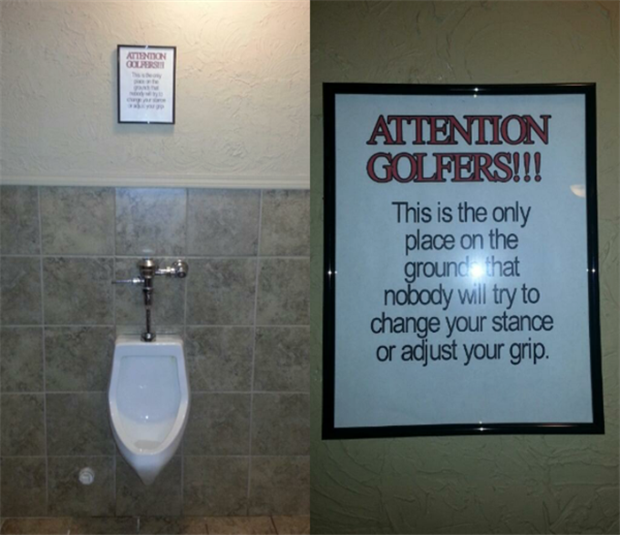 funny bathroom signs