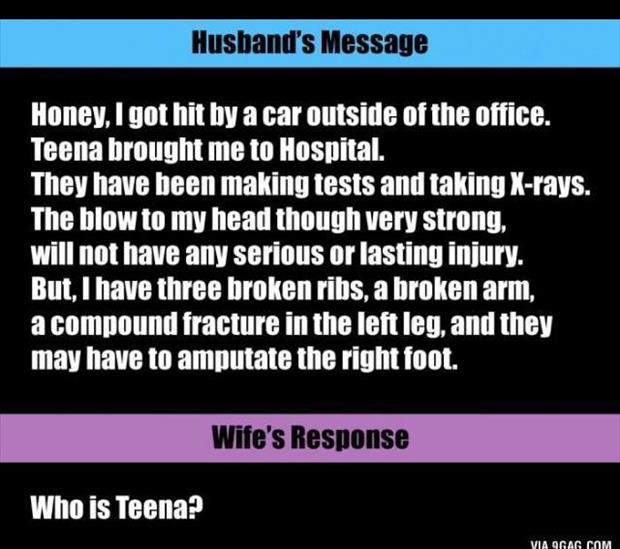 husband respond