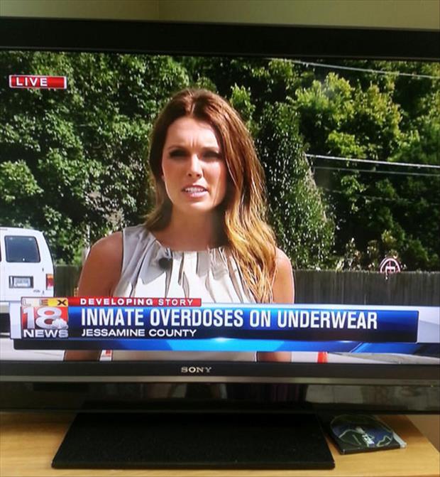 inmate overdoses on underwear