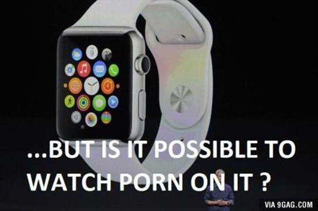 iwatch can I watch porn on it