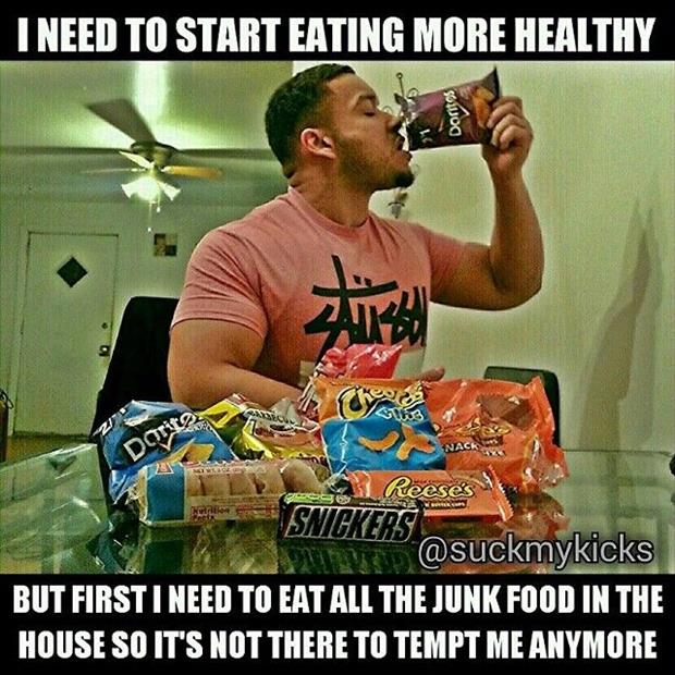need to eat more healthy