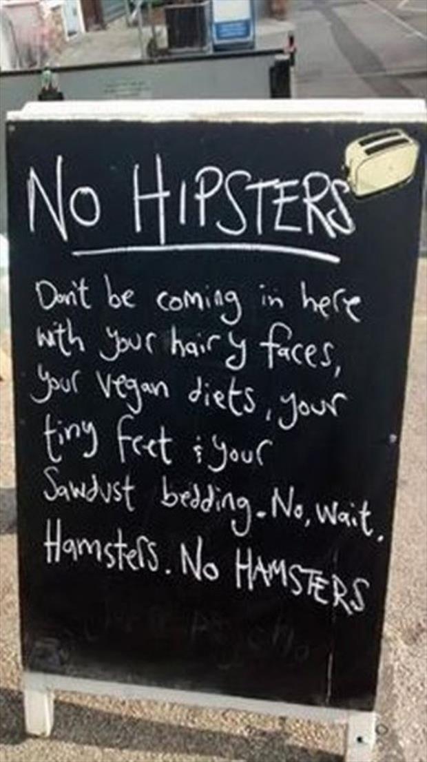 no hipsters