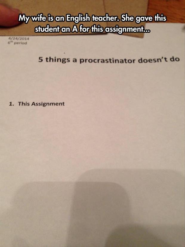 procrastinator