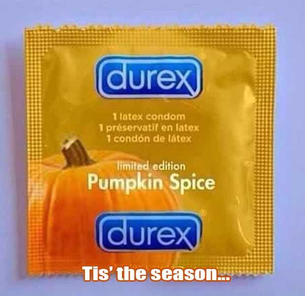 pumpkin spice condom