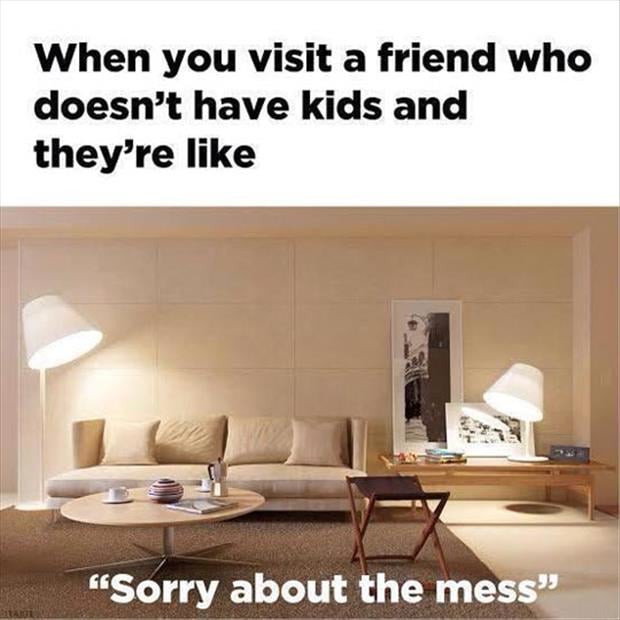 sorry about the mess