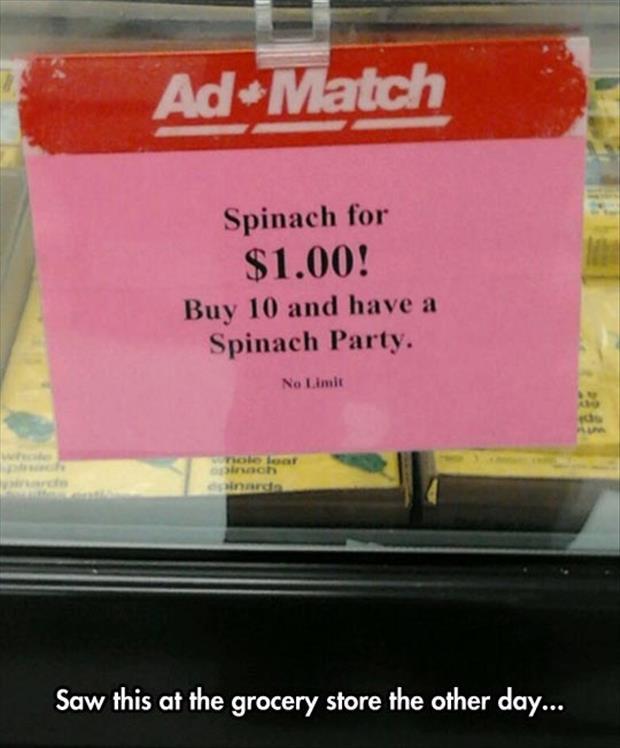 spinach party