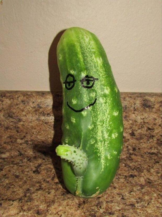 the funny cucumber