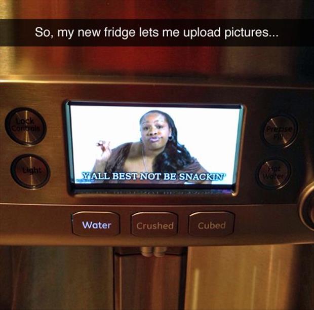 upload pictures to your fridge