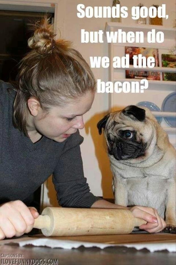when do we add the bacon