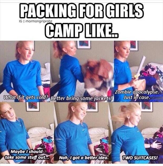 women packing