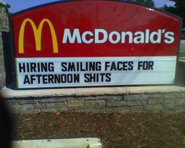 McDonald's is hiring