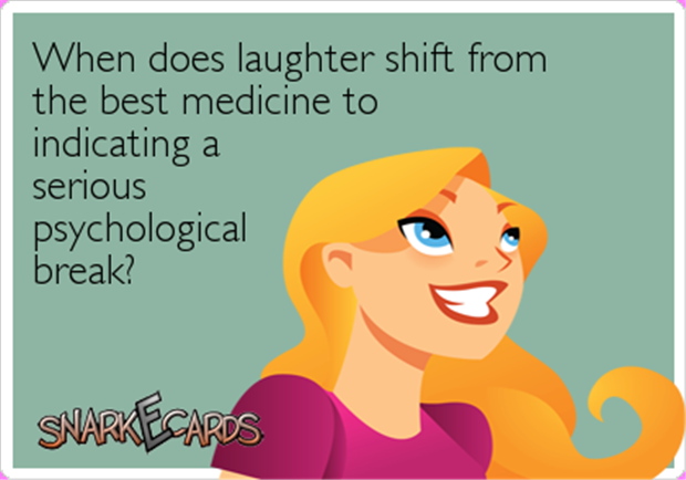 laughing is the best medicine