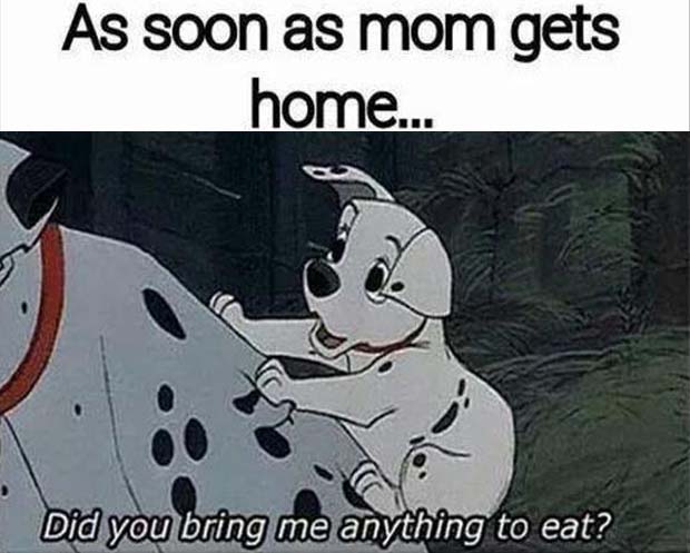 mom gets home