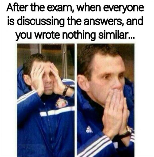 the exam