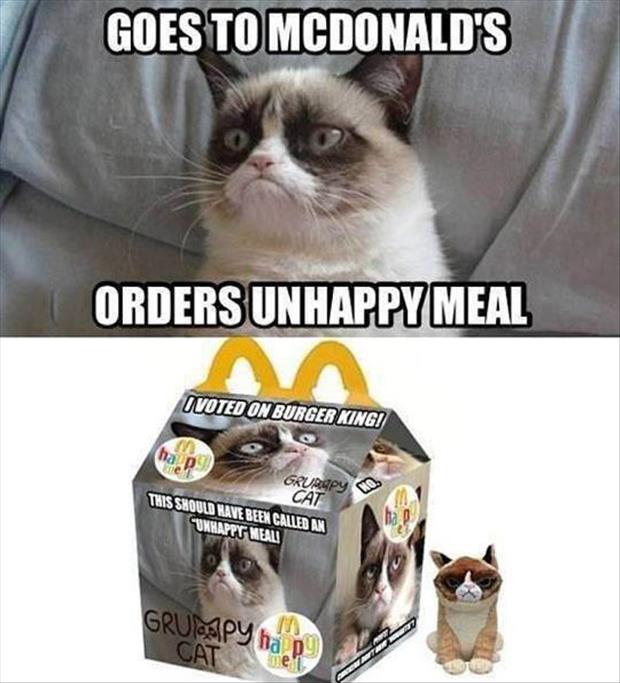unhappy meal grumpy cat