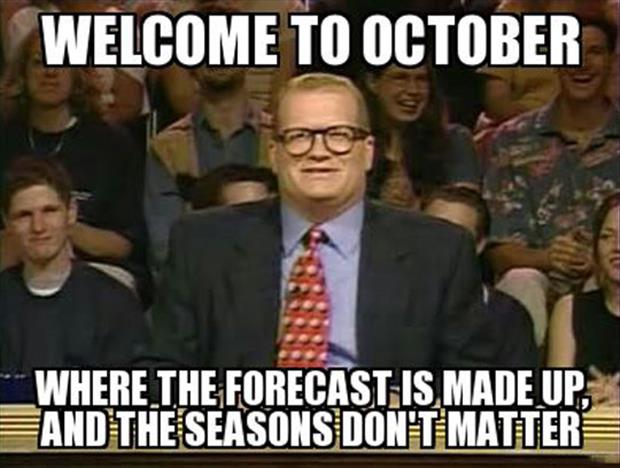 welcome to october