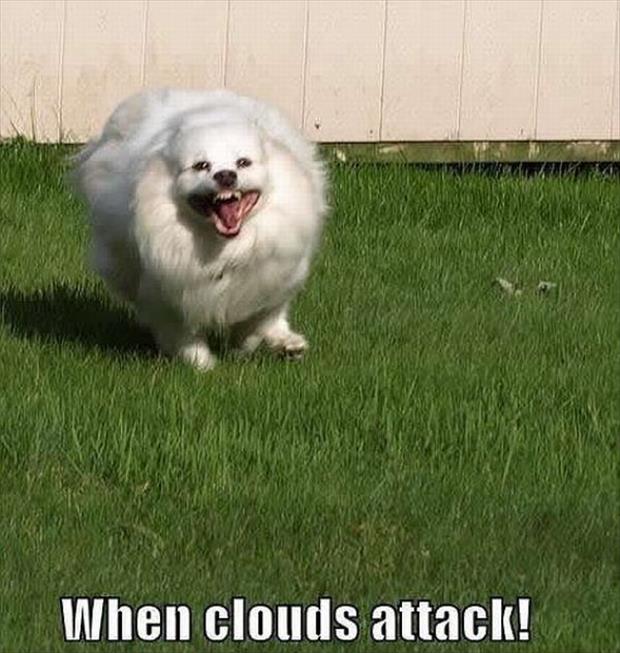 when clouds attack