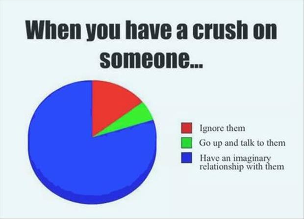 when you have a crush on someone