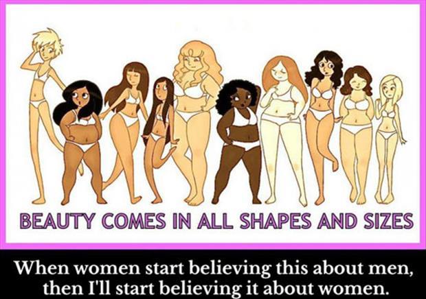 women in all shapes and sizes