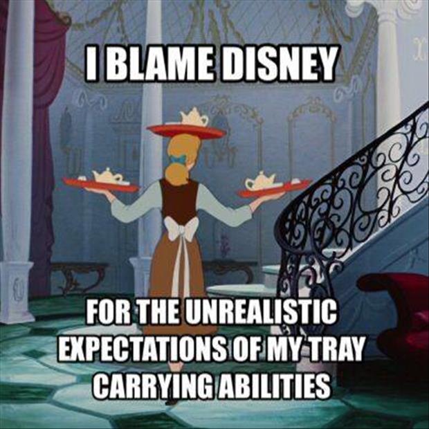 I blame disney