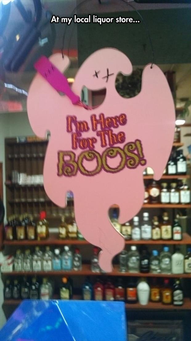 I'm here for the booze