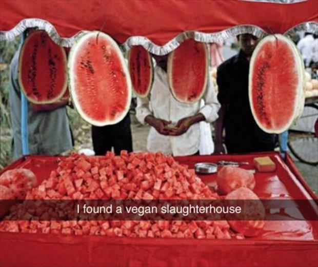 a vegan slaughterhouse