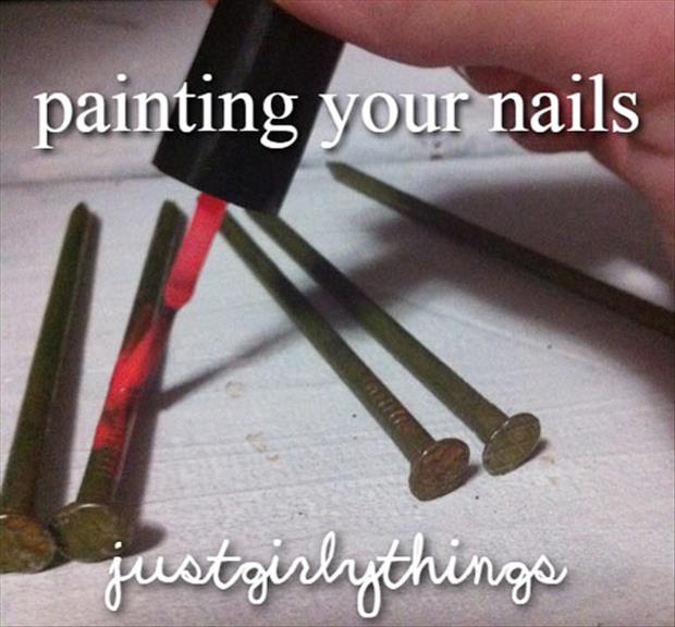 painting your nails