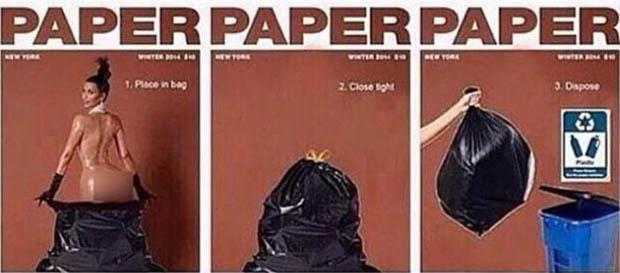 paper kim kardashian