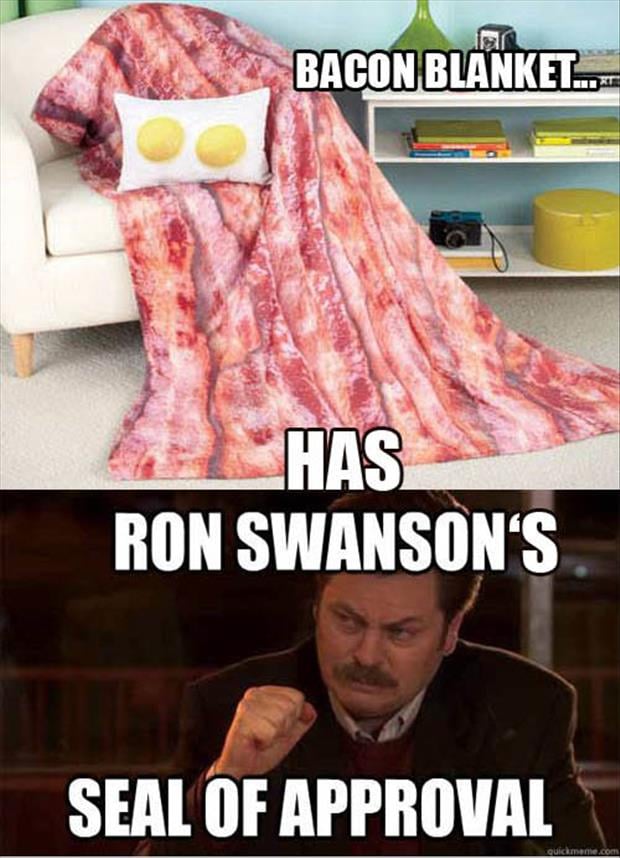 ron swanson blanket