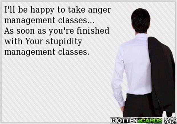 taking anger management classes
