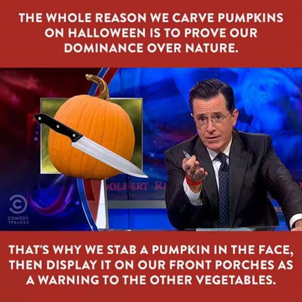 this is why we carve pumpkins