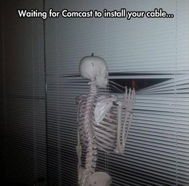 waiting for comcast