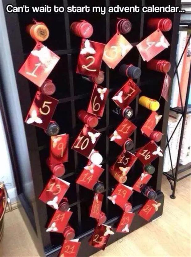 wine advent calander