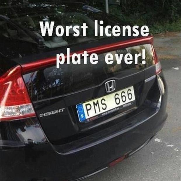 worst license plate ever