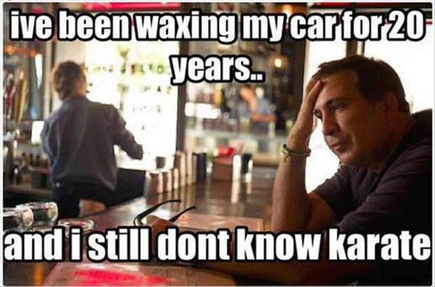 I've been waxing my cars for 20 years