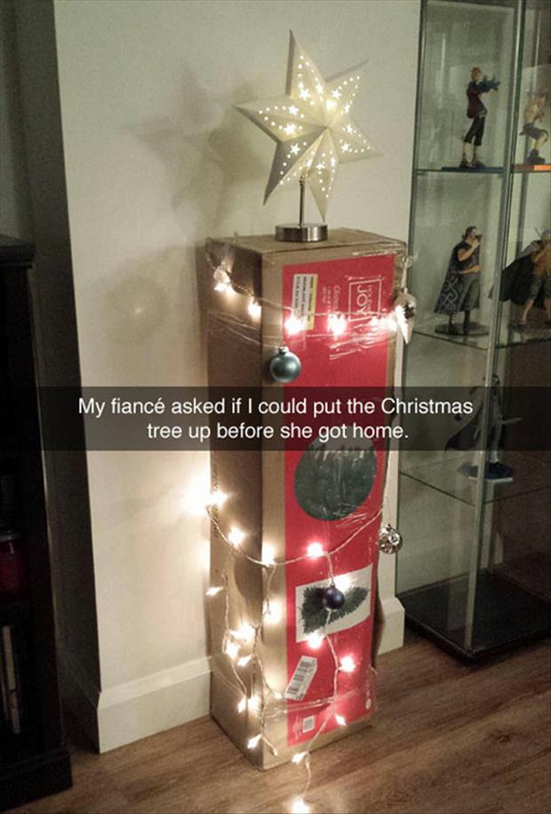 a funny christmas tree